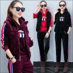 s влажный лучший имеется 3 позиций комплект обратная сторона ворсистый джерси верх и низ тренировочный женский верх и низ в комплекте Parker с капюшоном . выставить салон одежда длинный рукав осень-зима F-1028