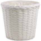 柳＆ウッドバスケット ケンガイ１０号用 ＷＴ 白 花器 かご　取寄せ品