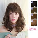ウィッグ プリシラ フルウィッグ フリルカールミディウィッグA-693