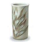 かすみ櫛目彫傘立（信楽焼・陶器・