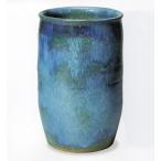 青海傘立 （信楽焼・陶器・傘立・