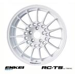 【 ENKEI Sports RC-T5 for TARMAC 】 17インチ 7.5J 5H-114.3 +48 ホワイト 1本 (エンケイ スポーツ 軽量ホイール)