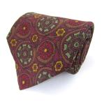  Гиндза Wako бренд галстук шелк общий рисунок цветочный принт pu Logo vi nik мужской лиловый wako