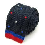 クリスチャン オラーニ ブランド ネクタイ ニットタイ ドット グラデーション シルク PO メンズ ネイビー CHRISTIAN ORANI
