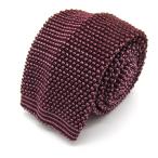 ショッピングニットタイ オールバニー ブランド ネクタイ ニットタイ 無地 PO メンズ ワインレッド Albany