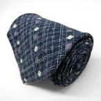  Michiko London Koshino бренд галстук шелк .. рисунок в клетку мелкий рисунок рисунок PO мужской темно-синий MICHIKO LONDON KOSHINO
