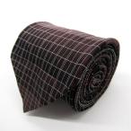 ti- J Honda бренд галстук шелк .. рисунок в клетку PO мужской Brown dj honda