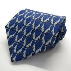  Trussardi галстук бренд общий рисунок животное рисунок шелк Италия ткань PO мужской голубой TRUSSARDI