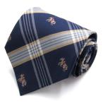 kli Kett галстук бренд в клетку верховая езда шелк ручная работа PO мужской темно-синий CRICKET