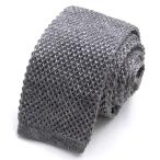 olihika галстук бренд вязаный галстук одноцветный шелк PO мужской серый ORIHICA