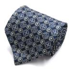  Pierre Cardin галстук бренд общий рисунок шелк Франция производства ручная работа PO мужской темно-синий Pierre Cardin