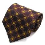  Michiko London Koshino галстук бренд общий рисунок цветочный принт точка рисунок шелк ручная работа PO мужской Brown MICHIKO LONDON KOSHINO