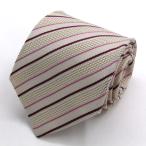 kli Kett галстук бренд общий рисунок полоса рисунок шелк сделано в Японии PO мужской "теплый" белый CRICKET