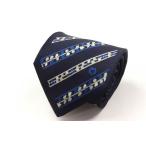  Mila Schon бренд галстук Logo полоса рисунок шелк Италия производства мужской темно-синий mila schon