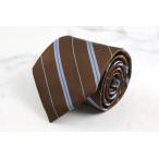 feafaks бренд галстук полоса рисунок reji men taru шелк сделано в Японии PO мужской Brown FAIRFAX