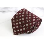 ivu* солнечный rolan бренд галстук YSL мелкий рисунок рисунок квадратное рисунок шелк сделано в Японии PO мужской Brown YVES SAINT LAURENT