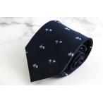 feafaks бренд галстук флаг флаг мелкий рисунок рисунок шелк сделано в Японии PO мужской темно-синий FAIRFAX