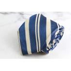 feafaks бренд галстук полоса рисунок шелк сделано в Японии PO мужской голубой FAIRFAX