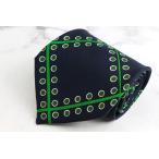 ivu* солнечный rolan бренд галстук YSL в клетку точка .. рисунок шелк сделано в Японии PO мужской темно-синий YVES SAINT LAURENT