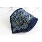  Mila Schon бренд галстук Logo общий рисунок .. рисунок шелк Италия производства PO мужской темно-синий mila schon