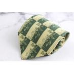  Looney Tunes бренд галстук в клетку общий рисунок герой рисунок шелк PO мужской зеленый LOONEY TUNES