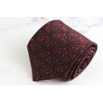 ivu* солнечный rolan бренд галстук YSL общий рисунок panel рисунок шелк сделано в Японии PO мужской wine red YVES SAINT LAURENT