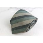 ivu* солнечный rolan бренд галстук YSL полоса рисунок шелк шерсть PO мужской серый YVES SAINT LAURENT