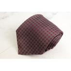  paul (pole) Stuart бренд галстук в клетку точка .. рисунок шелк сделано в Японии PO мужской wine red PAUL STUART
