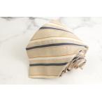  Barneys New York бренд галстук полоса рисунок шелк хлопок Италия производства PO мужской бежевый BARNEYS NEWYORK