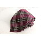  Hill тонн бренд галстук в клетку .. рисунок шелк PO мужской розовый HILTON