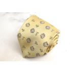 feafaks бренд галстук мелкий рисунок рисунок цветочный принт leaf рисунок шелк сделано в Японии PO мужской бежевый FAIRFAX