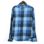 アメリカンイーグル 長袖シャツ トップス アメリカ古着 ヴィンテージ メンズ XSサイズ ブルー系 American Eagle