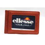  ellesse чехол для пропуска футляр для карточек не использовался кожа бренд мелкие вещи женский мужской Brown ellesse