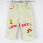  Mini ke- брюки длинные брюки симпатичный нашивка стрейч низ baby для девочки 80SS размер слоновая кость MINI-K