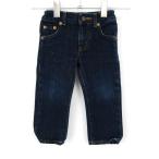  Edwin Denim брюки одноцветный Zip fly хлопок сделано в Японии низ baby для мальчика 80(XS) размер темно-синий EDWIN