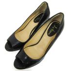 ショッピングウエッジソール コールハーン パンプス オープントゥ ウエッジソール シューズ ブランド 靴 黒 レディース 5.5サイズ ブラック COLE HAAN