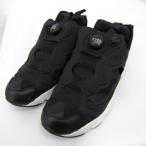 リーボック スニーカー スリッポン ローカット V65750 ポンプフューリー シューズ 靴 黒 レディース 24.5サイズ ブラック Reebok