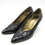 イヴ・サンローラン パンプス ブランド シューズ 靴 黒 レディース 36.5サイズ ブラック YVES SAINT LAURENT
