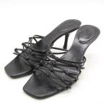 グッチ ミュール サンダル ブランド 靴 イタリア製 黒 レディース 35.5サイズ ブラック GUCCI