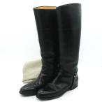 タニノクリスチー ロングブーツ レザー ジョッキーブーツ シューズ ブランド 靴 黒 レディース 35.5サイズ ブラック TANINO CRISCI