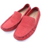  UGG мокасины туфли без застежки обувь для вождения бренд обувь красный мужской 27 размер красный UGG