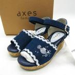  axes femme морской вышивка Denim Wedge сандалии не использовался TL622X04K0 обувь Kids для девочки XL размер индиго axes femme
