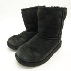  UGG мутон ботинки classic 5251 бренд обувь обувь чёрный Kids для девочки 21 размер черный UGG