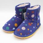  Emu ботинки не использовался K12150 Circus Spot Mini обувь обувь Kids для мальчика K10/15 размер голубой EMU Australia