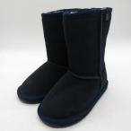  Emu ботинки не использовался K10102S WallabvLo обувь обувь Kids для мальчика K10/15 размер темно-синий EMU Australia