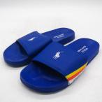  Polo * Ralph Lauren сандалии тапочки бренд обувь Kids для мальчика 22 размер голубой POLO RALPH LAUREN