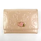  Samantha Thavasa маленький cho стул футляр для карточек ячейка для монет Heart бренд кошелек женский бежевый Samantha Thavasa