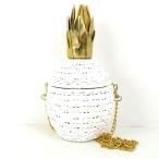 アコモデ かごバッグ パイナップル ショルダーバッグ 鞄 カバン ブランド レディース ホワイト ACCOMMODE