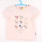  Paul Smith короткий рукав футболка Zebra рисунок tops baby для девочки 6M размер розовый Paul Smith