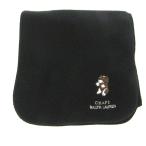 チャップスラルフローレン マフラー ロゴ刺繍 無地 ブランド メンズ レディース ブラック CHAPS RALPH LAUREN